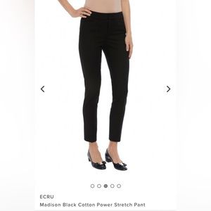 ECRU Madison trousers. Size 12. Black.